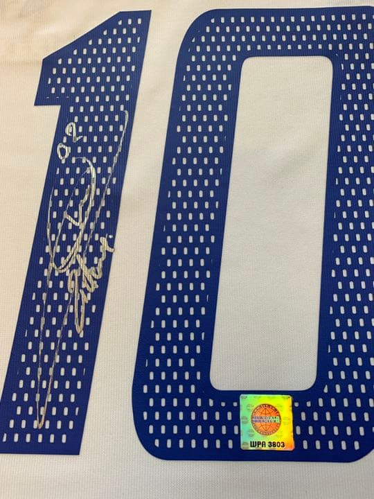 ジダン　直筆サイン　ユニホーム　フランス　レアル　鑑定書付き　写真付き。