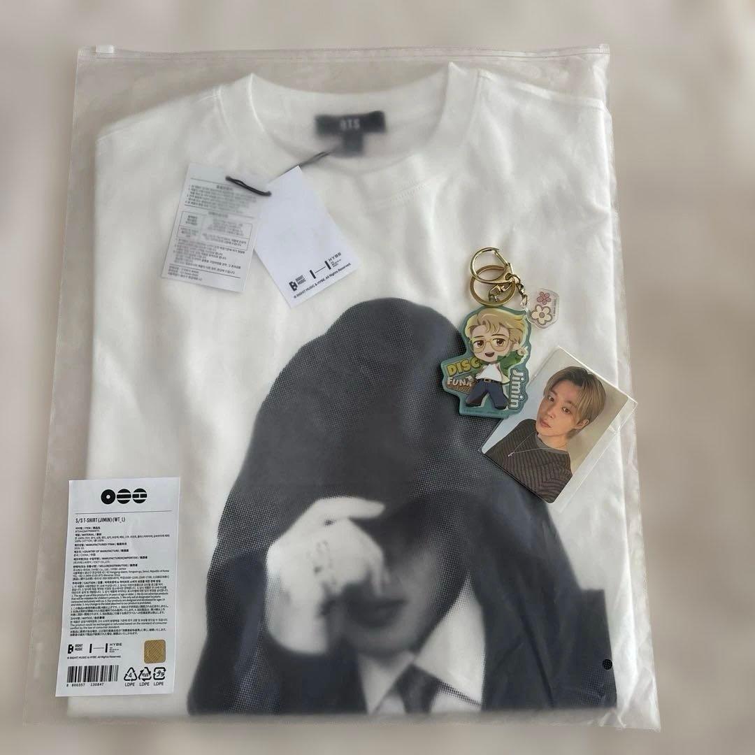 BTS JIMIN ホワイト Tシャツ Lサイズ