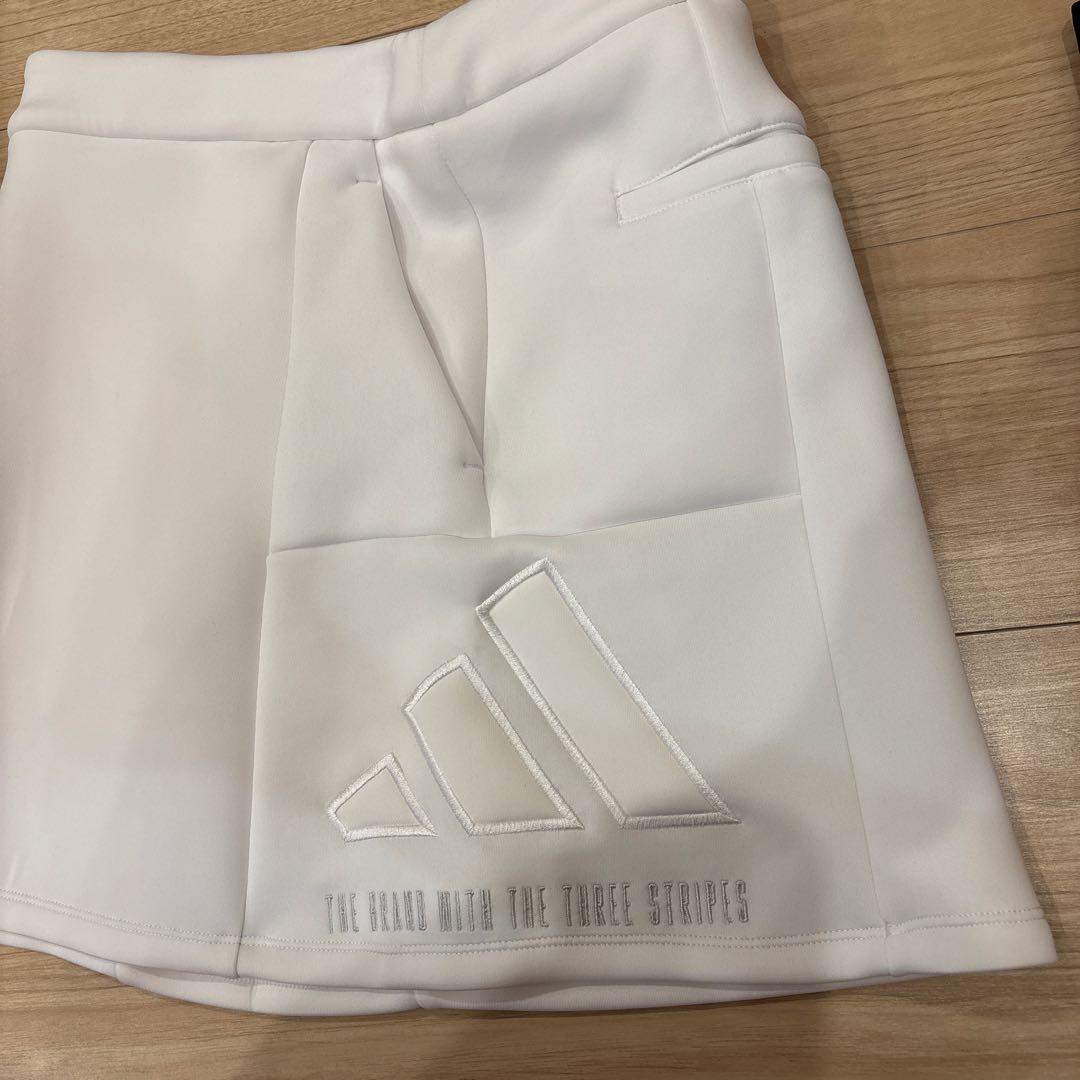 新品adidasgolf上下セット薄手ニット＆ダンボールニットスカートM春夏