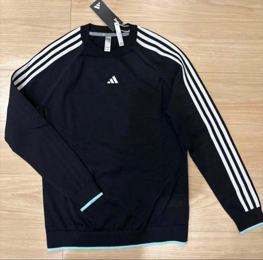 新品adidasgolf上下セット薄手ニット＆ダンボールニットスカートM春夏