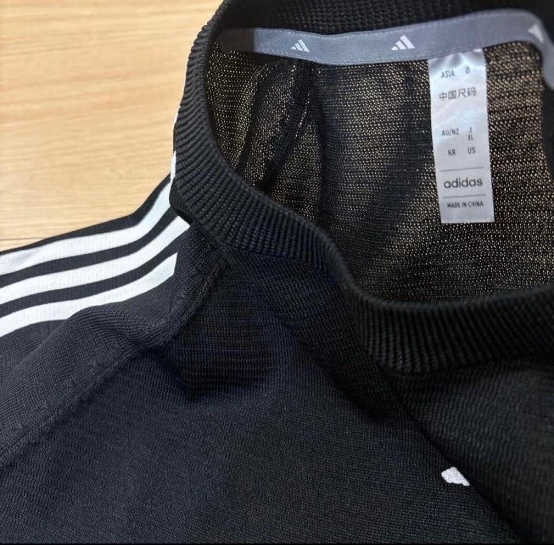 新品adidasgolf上下セット薄手ニット＆ダンボールニットスカートM春夏