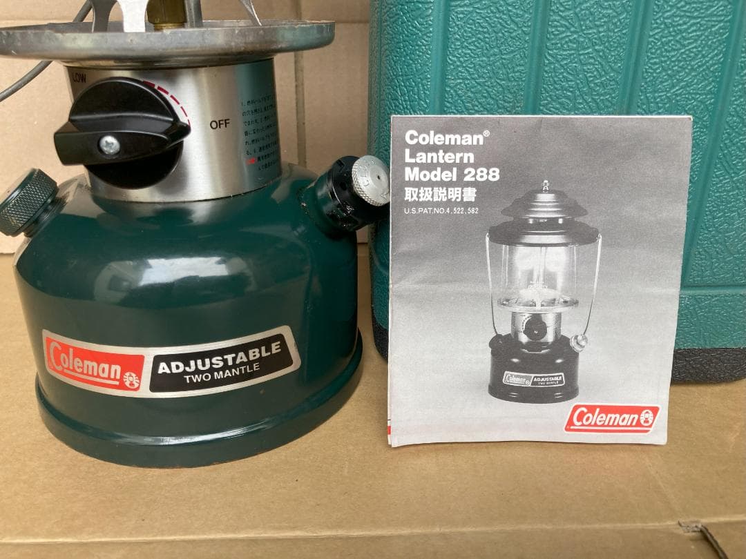 Colemanランタン288　グローブ新品　ジェネレーター交換済み