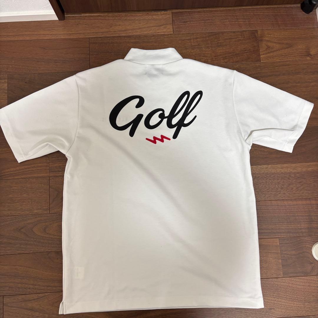 ELECTRIC GOLF モックネックシャツ バックプリントMサイズ