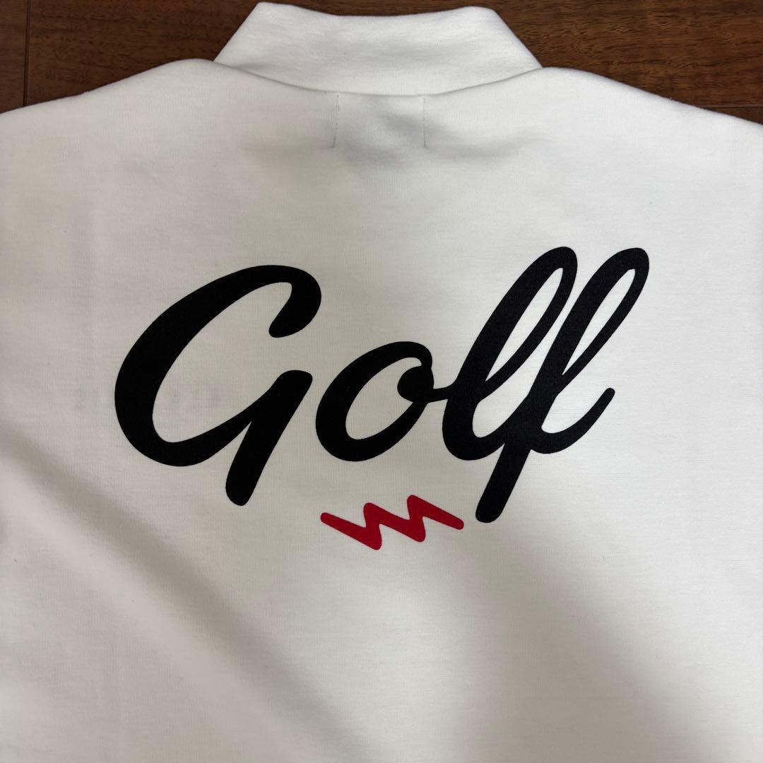 ELECTRIC GOLF モックネックシャツ バックプリントMサイズ