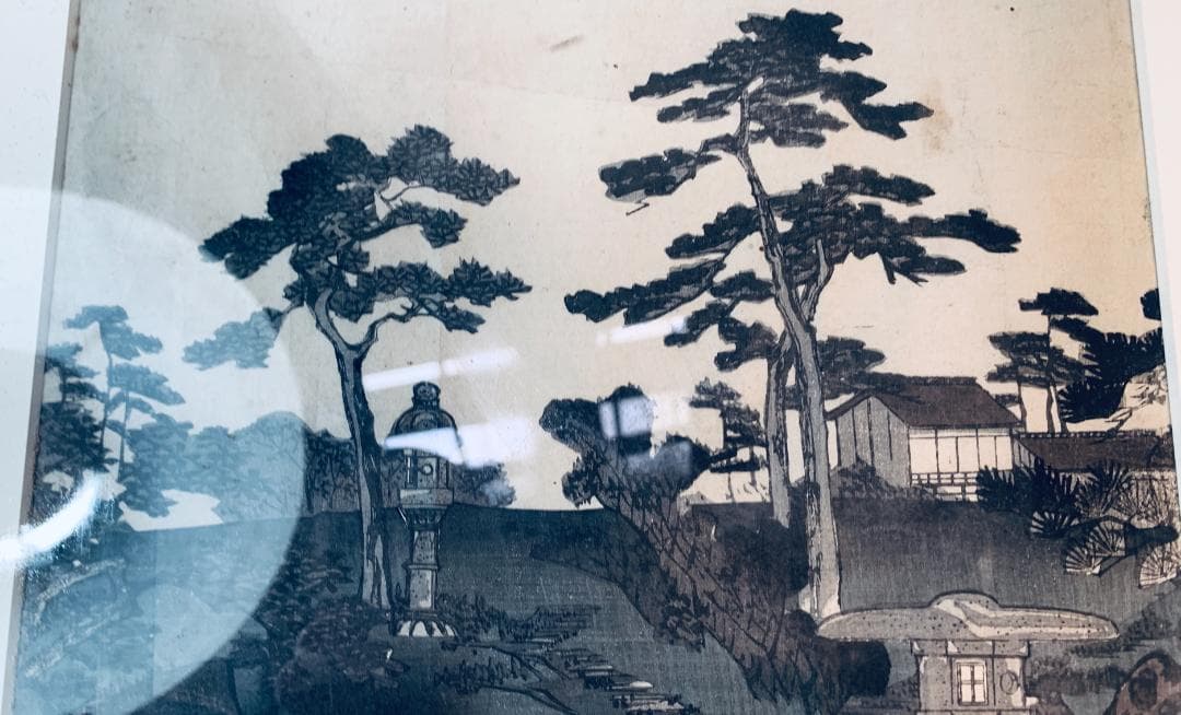 楊洲周延「国模様月の面影 三枚続」浮世絵 大判 木版画