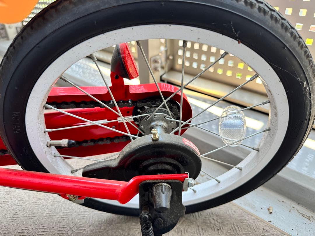 【引き取り限定 東京】peopleピープル レッド キッズ自転車 16インチ