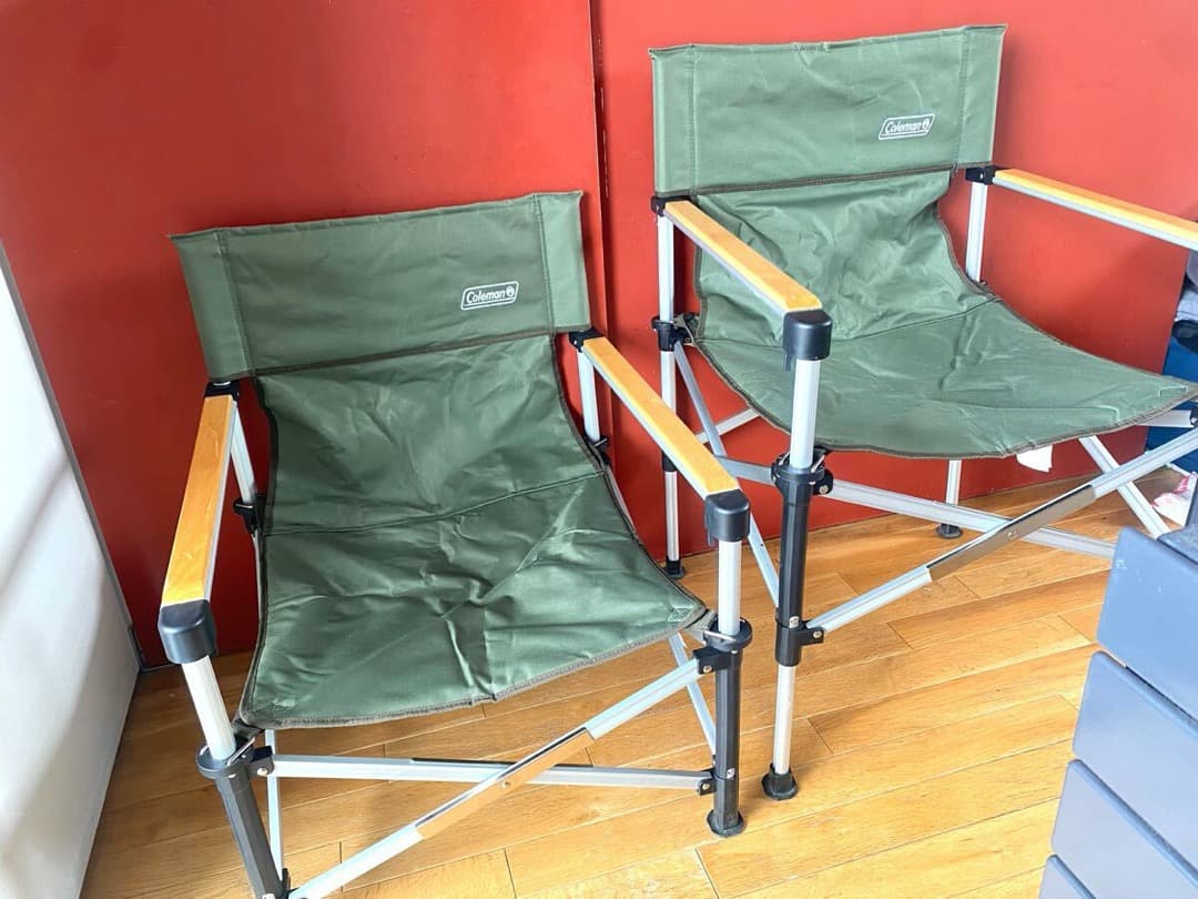 2脚セット Coleman(コールマン) チェア ツーウェイキャプテンチェア