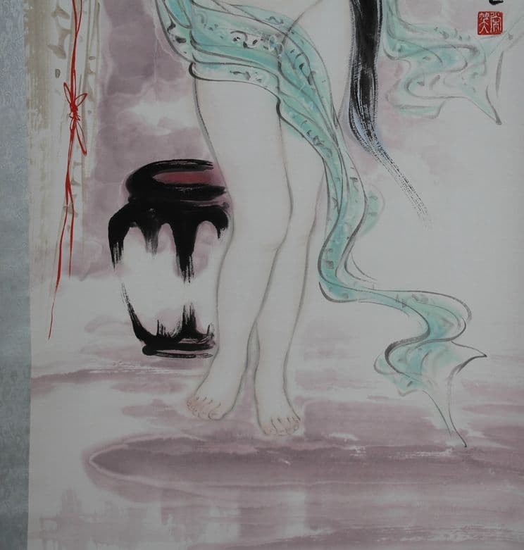 上質水墨画、楊貴妃、書斎、装飾品