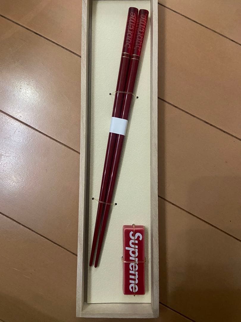 【新品未使用】Supreme 23FW お箸　レッド