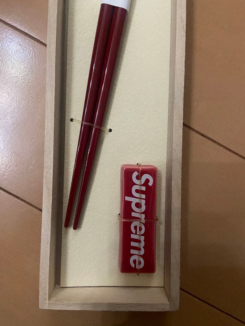 【新品未使用】Supreme 23FW お箸　レッド