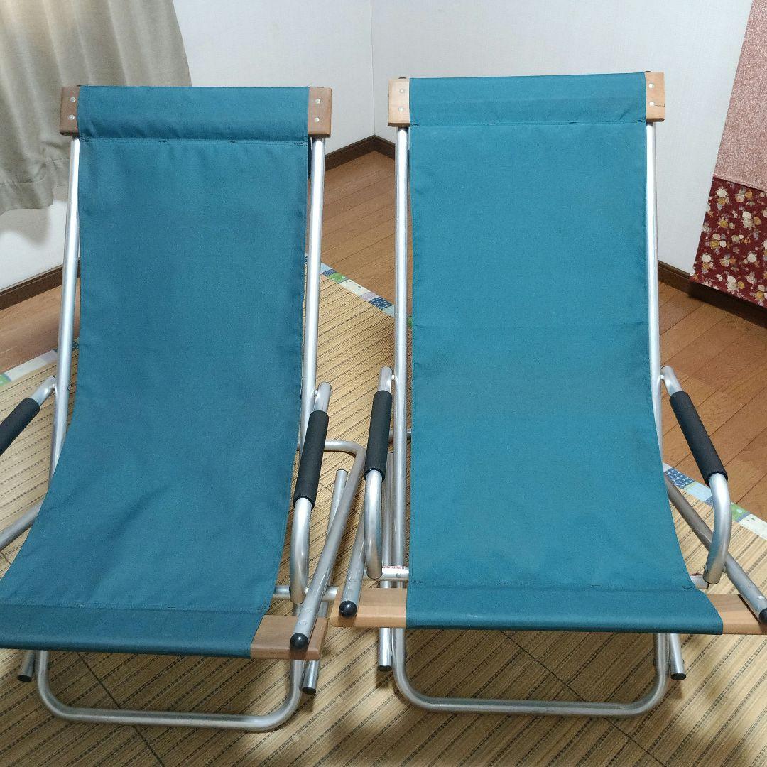 コールマン　折りたたみ　ロッキングチェア　廃盤モデル　レア　アウトドア　2台
