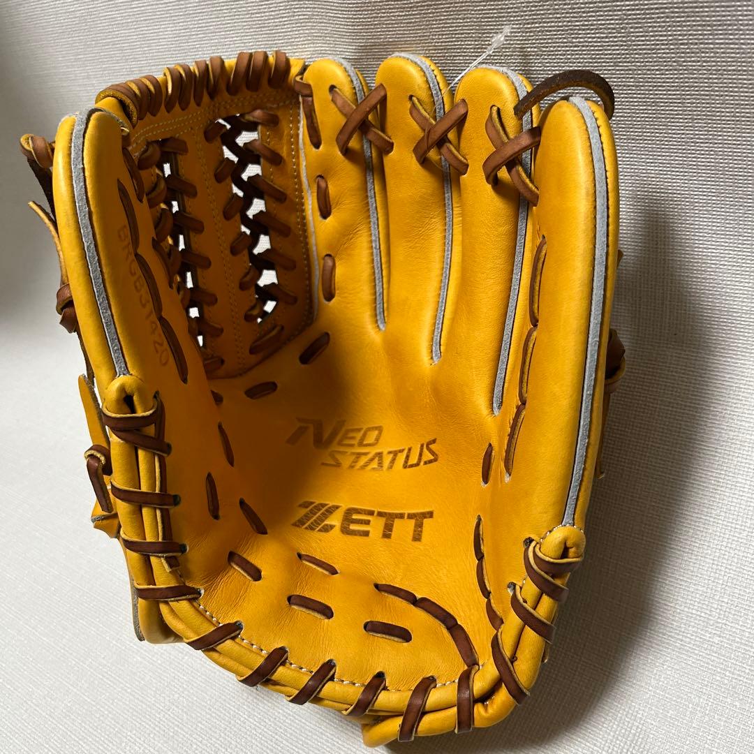 ゼット軟式用グラブ 【少し色やけ有り】BRGB31420(3600)内野手用