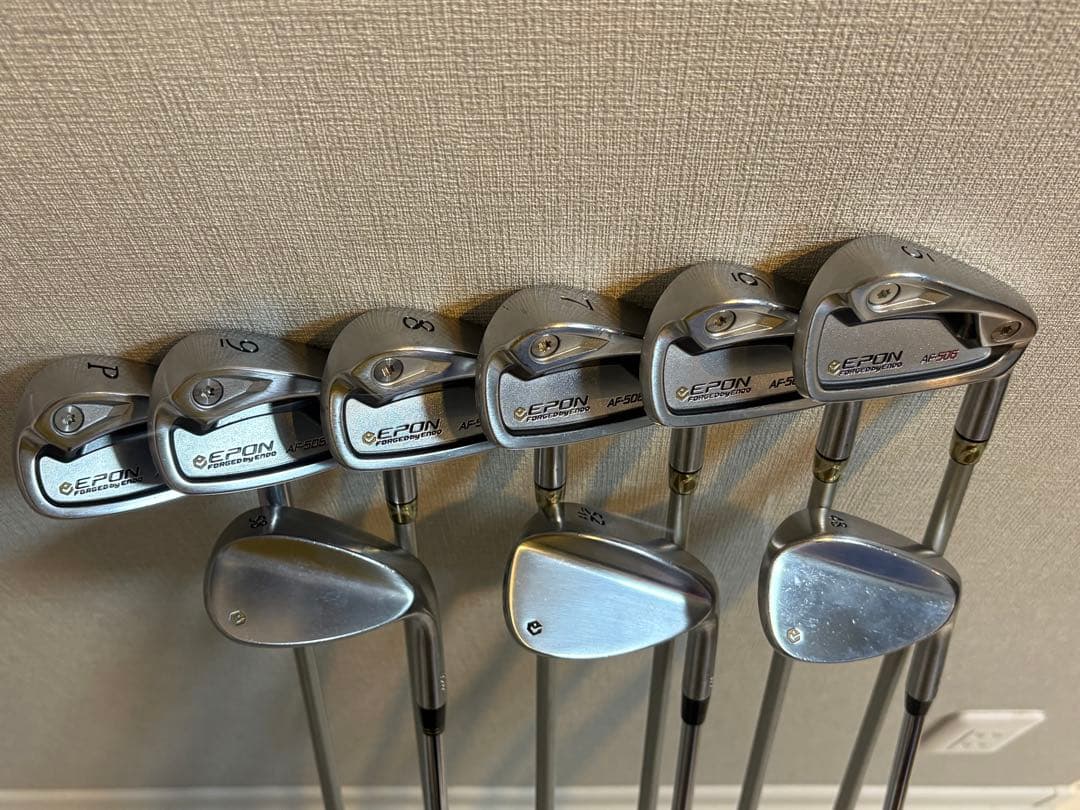 美品 EPON AF-506 アイアン 6本 MCI100X オマケウェッジ3本