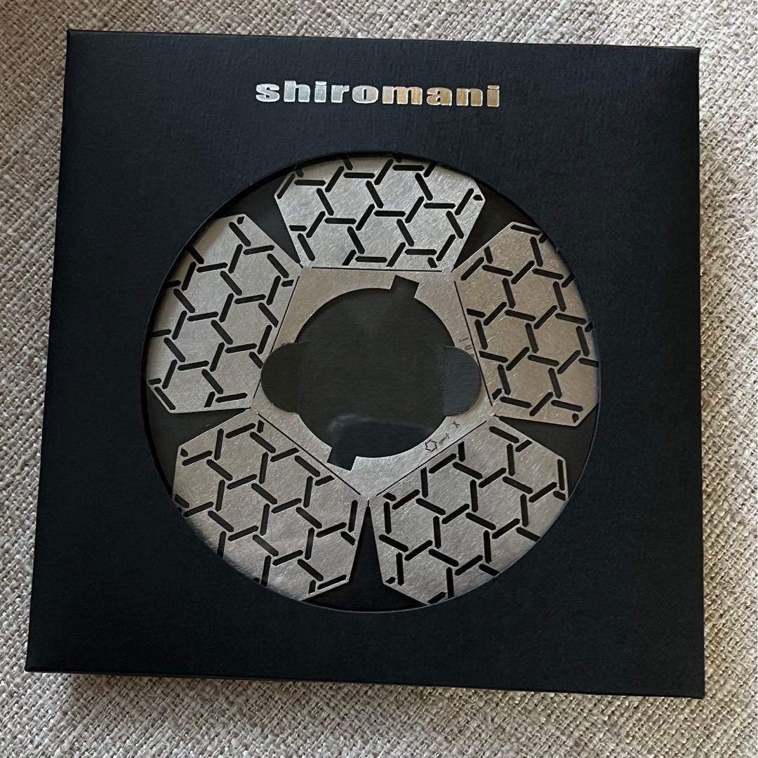 シロマニ　shiromani メタルリーフ　ランタンシェード