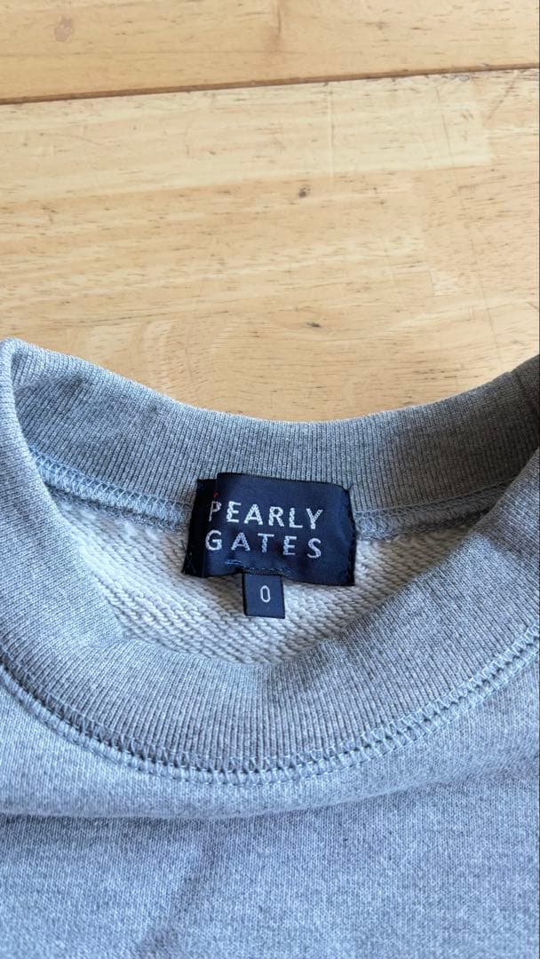 PEARLY GATES グレー トレーナー サイズ0