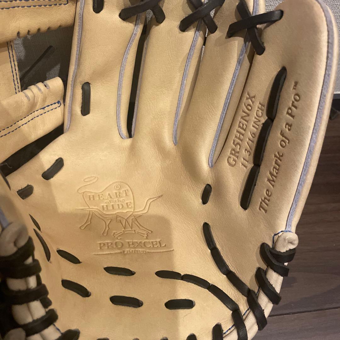 美品　ローリングス　軟式グローブ　内野手用　11.2インチ