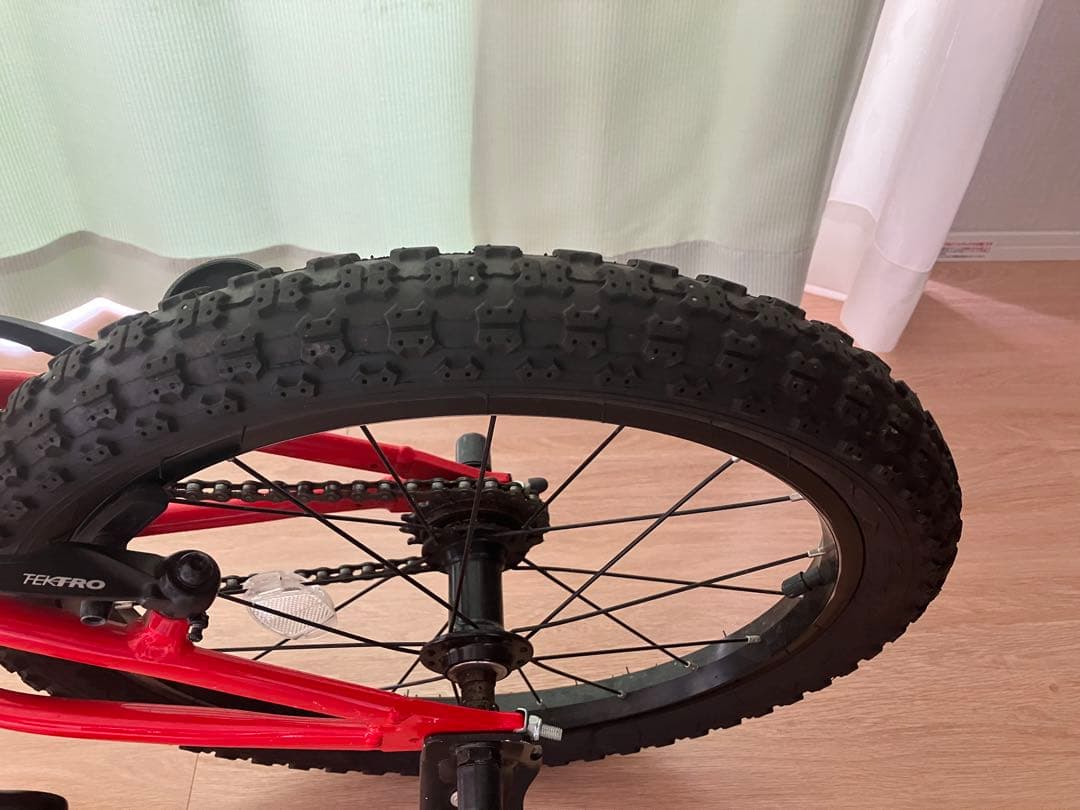 スタンド付き！　ヨツバサイクル　18インチ子ども自転車