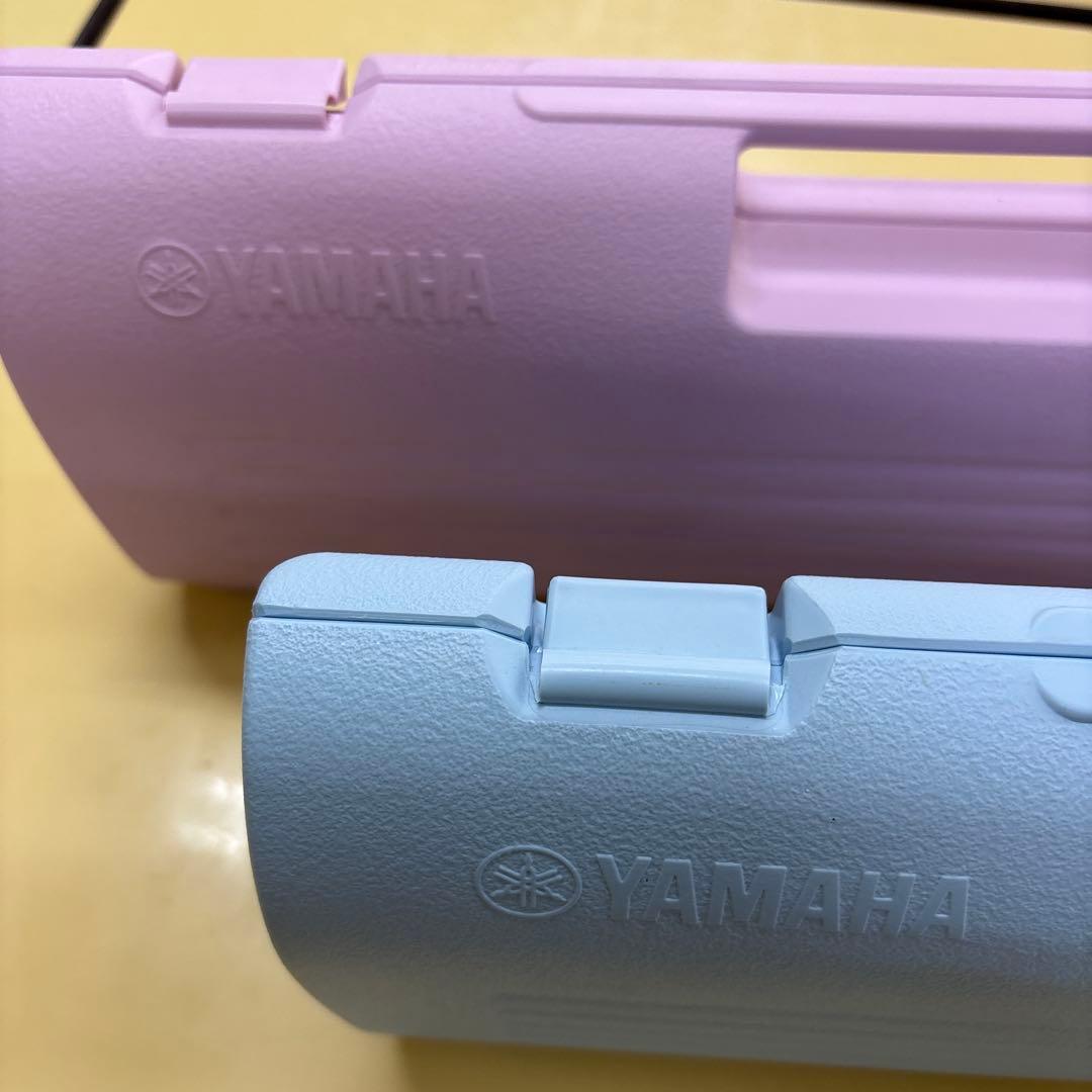 YAMAHA 鍵盤ハーモニカケース ピンク、 水色2台