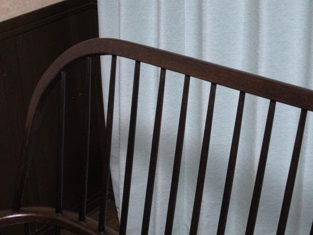 松本民芸家具 ミズメザクラ 楢 無垢材 513型 長ウィンザーチェアⅢ 3人掛け