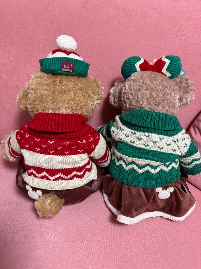 ダッフィー＆シェリーメイ ぬいぐるみ 洋服付き 着せ替えセット 美品 ディズニー