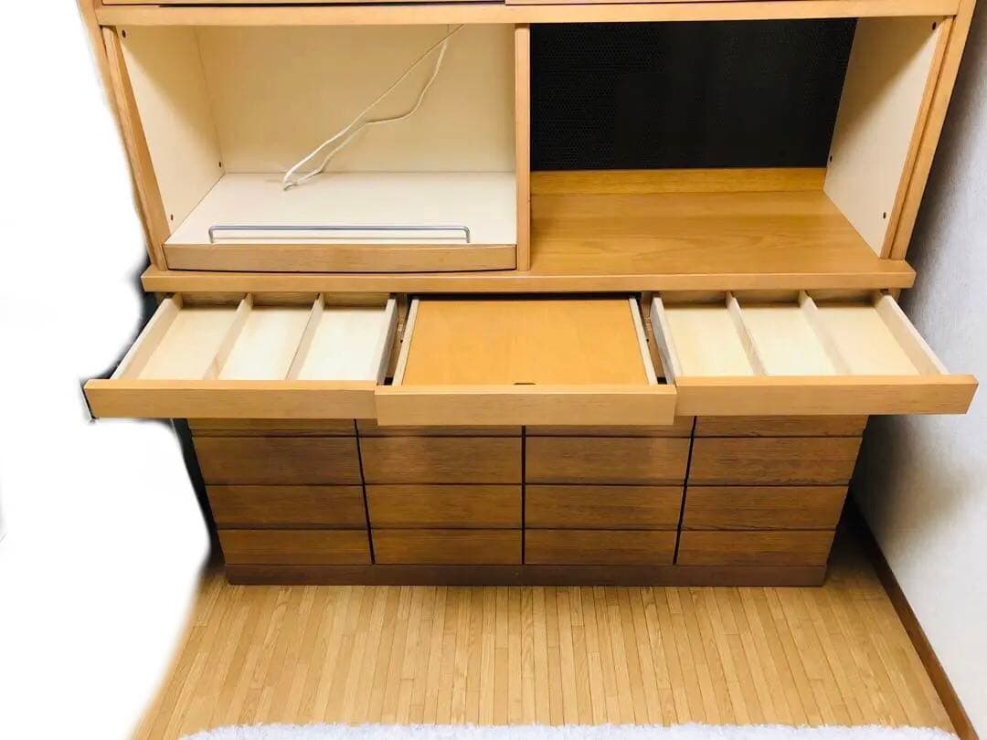 【✨5年程前に20万程で購入✨】【美品✨】天然木　食器棚