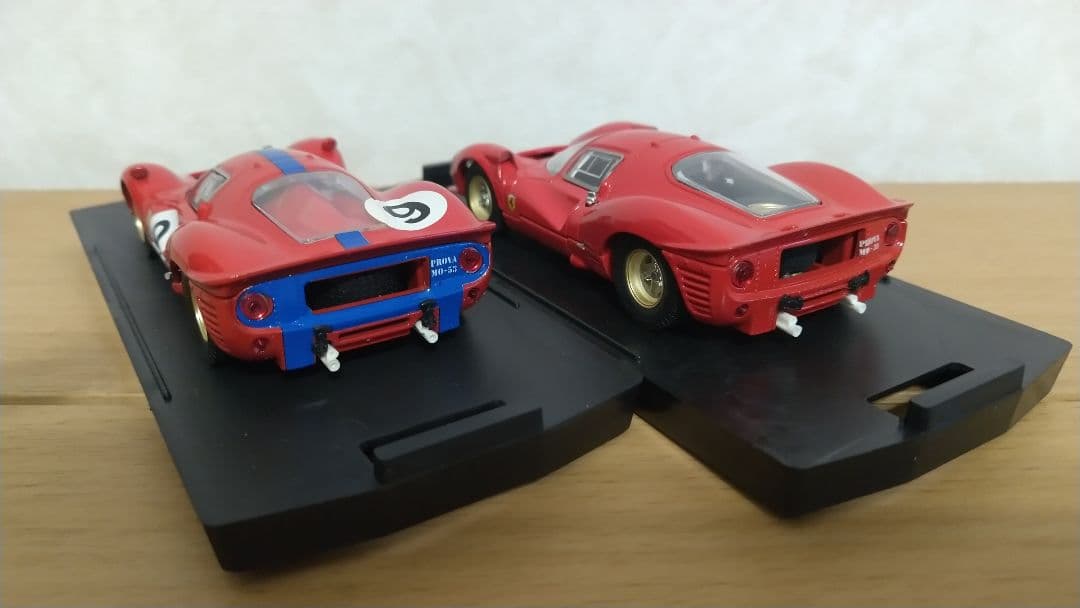 フェラーリ 330 P4と412 P4 1/43ミニカーセット
