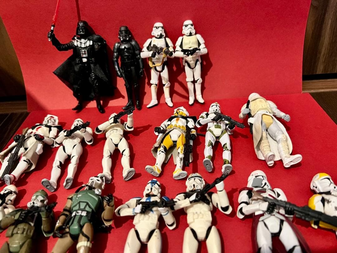 STARWARS ベーシックフィギュア　トルーパー祭り１７体　※ベイダー卿も一緒