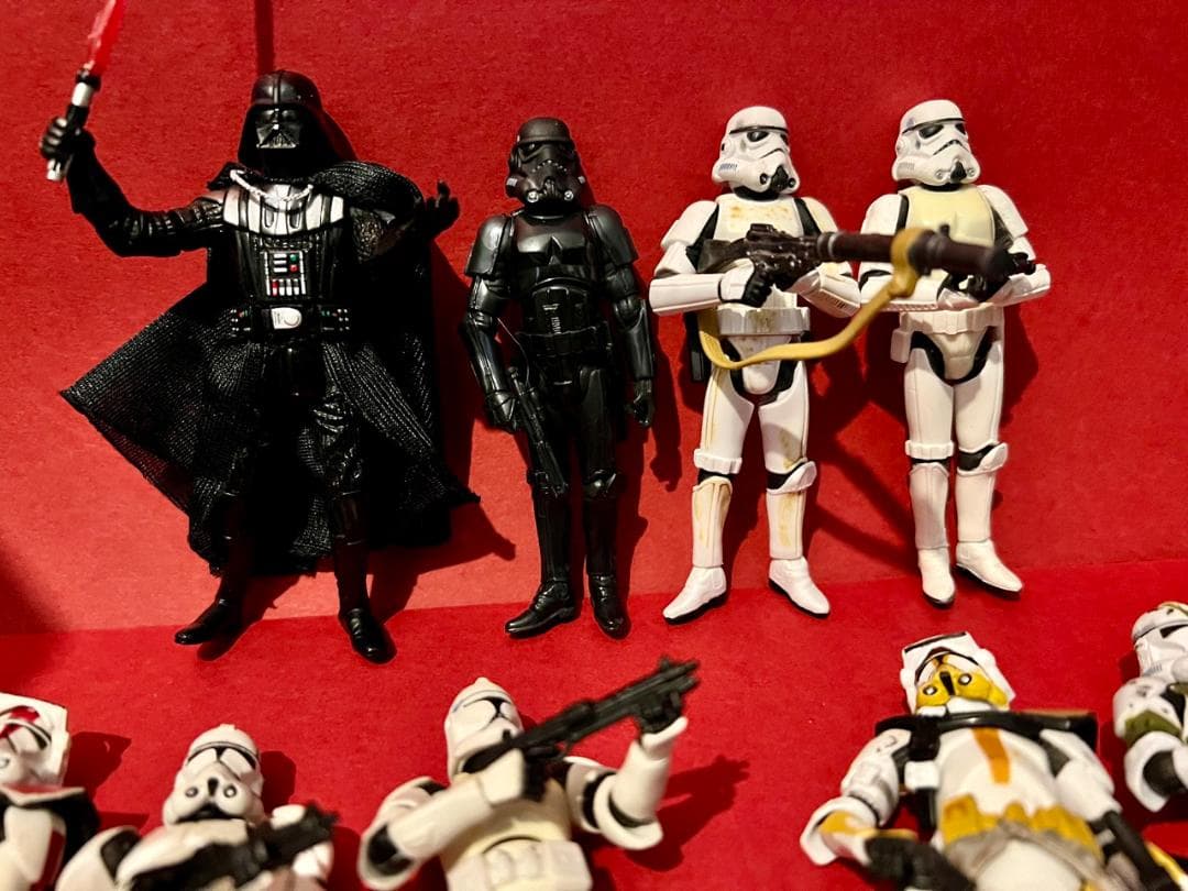 STARWARS ベーシックフィギュア　トルーパー祭り１７体　※ベイダー卿も一緒