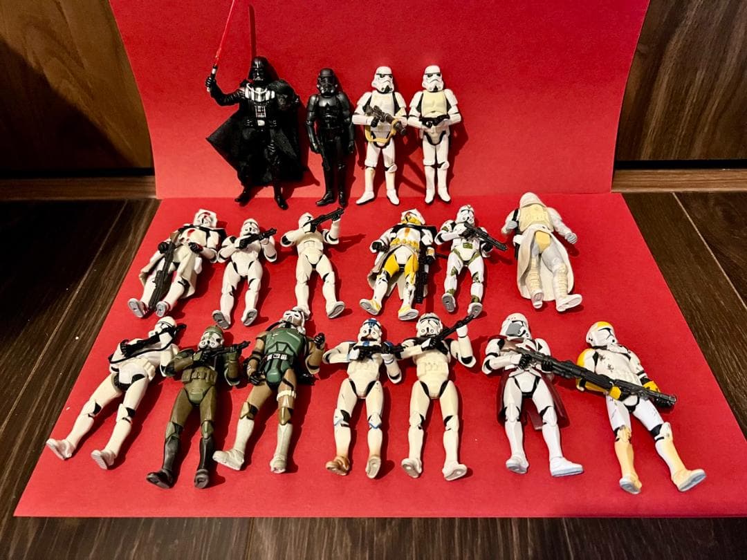 STARWARS ベーシックフィギュア　トルーパー祭り１７体　※ベイダー卿も一緒
