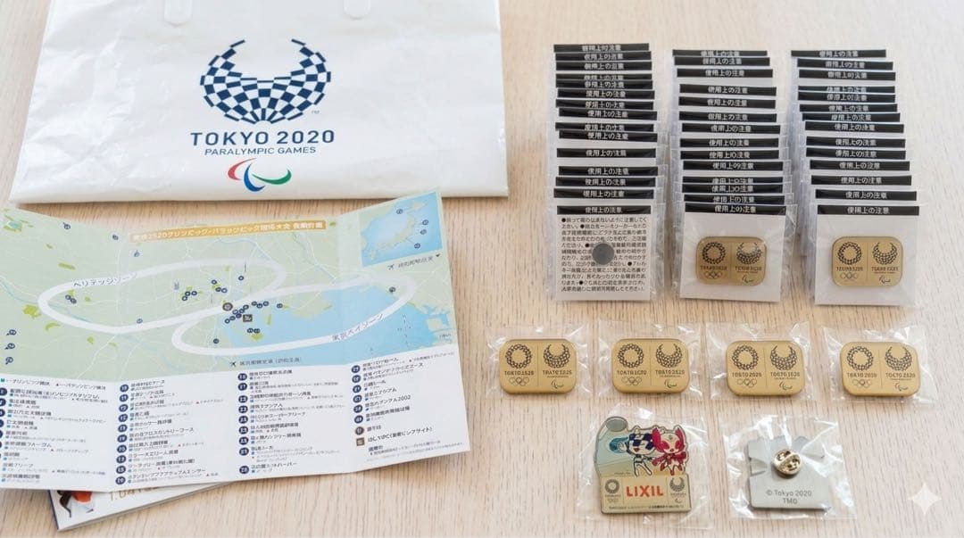 超大量92点東京2020 オリンピック パラリンピック ピンバッジ＆マグネット