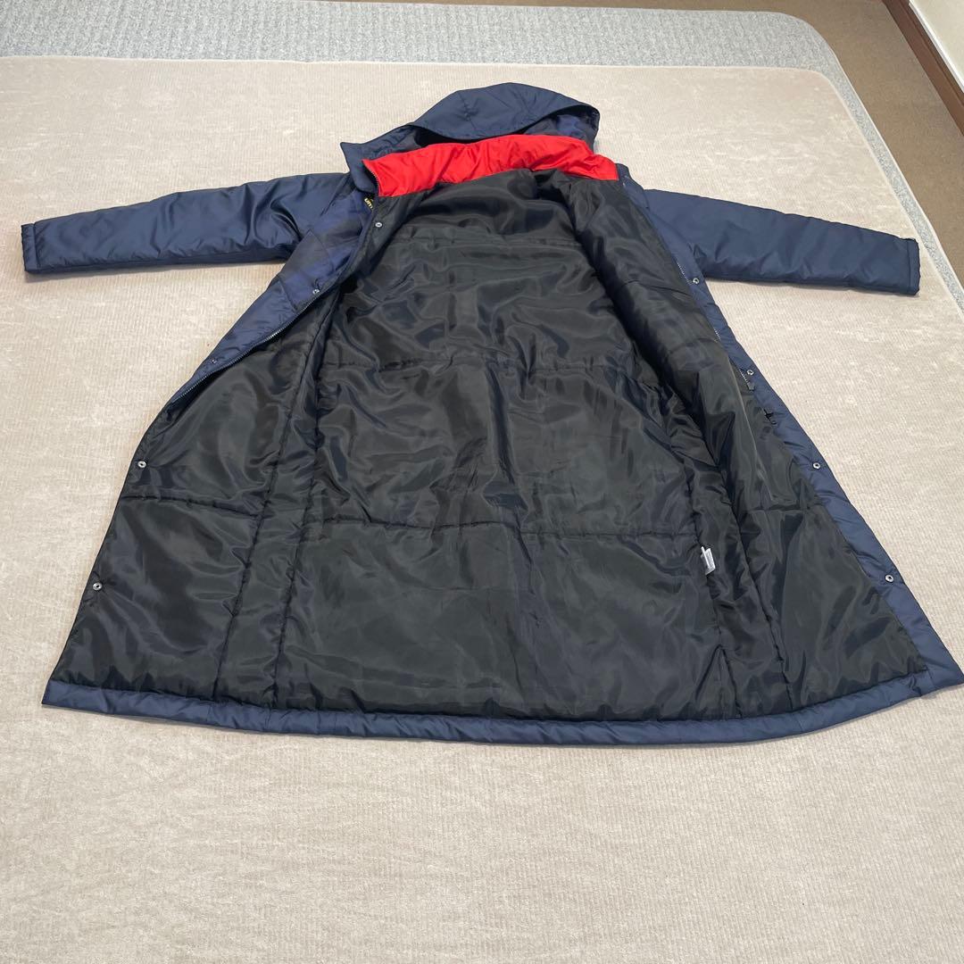 umbro フード付きベンチコート ネイビー