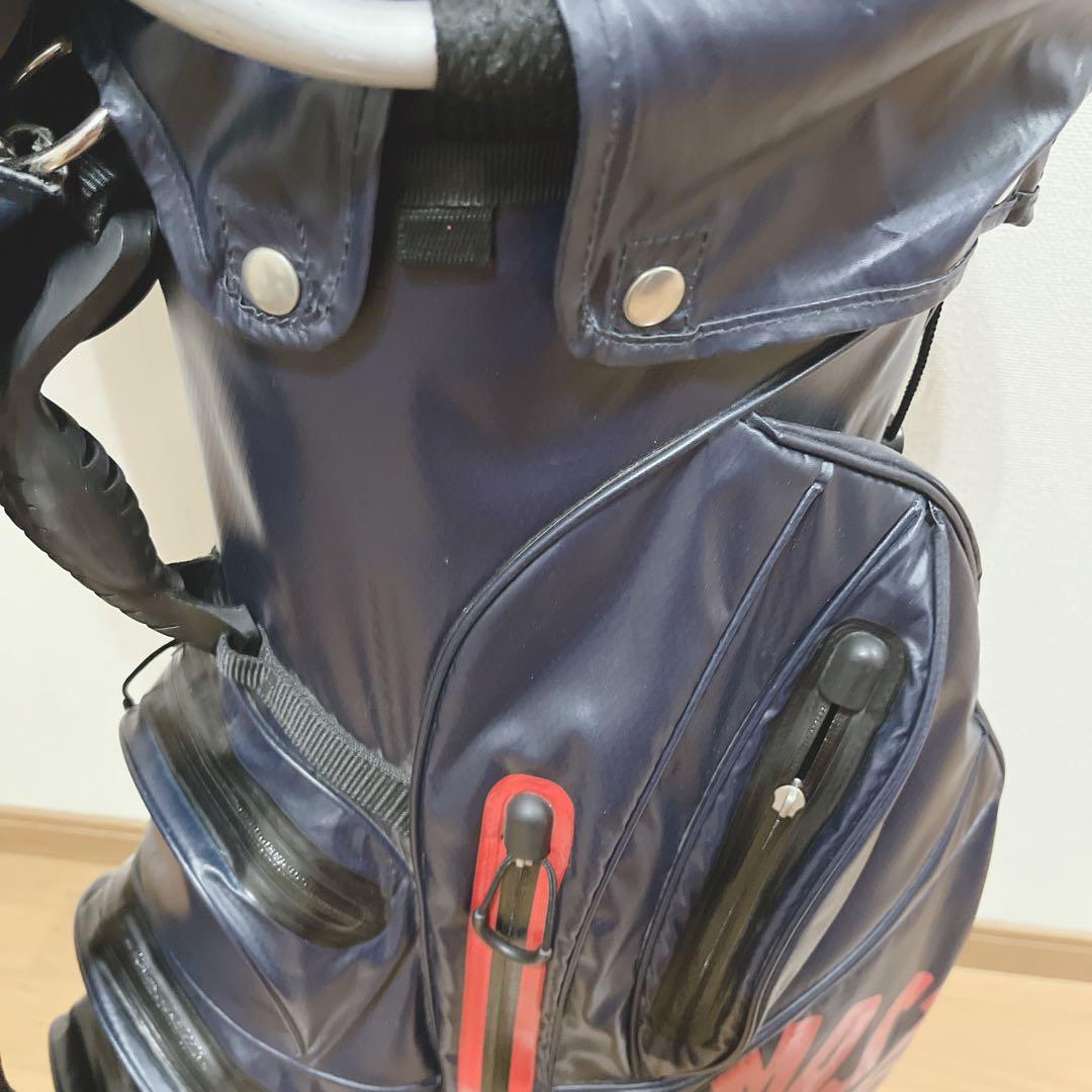 K246 master bunny エナメルキャディバッグ ネイビー
