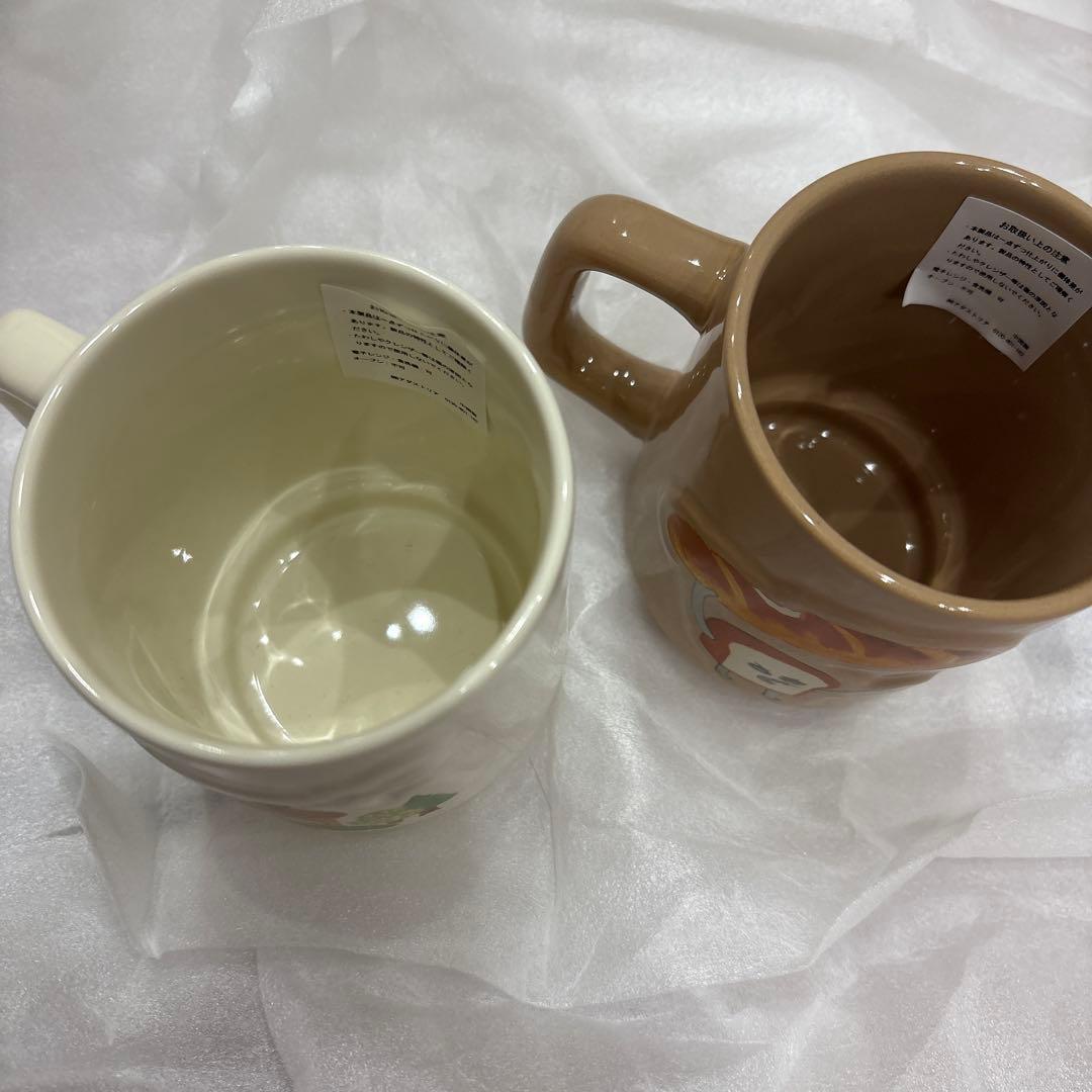 ニコアンド　パンどろぼう コラボ　マグカップ 2個セット
