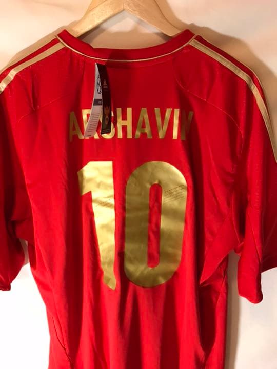 新品正規品adidasロシア代表「10」アルシャヴィン 半袖 4XOユニフォーム