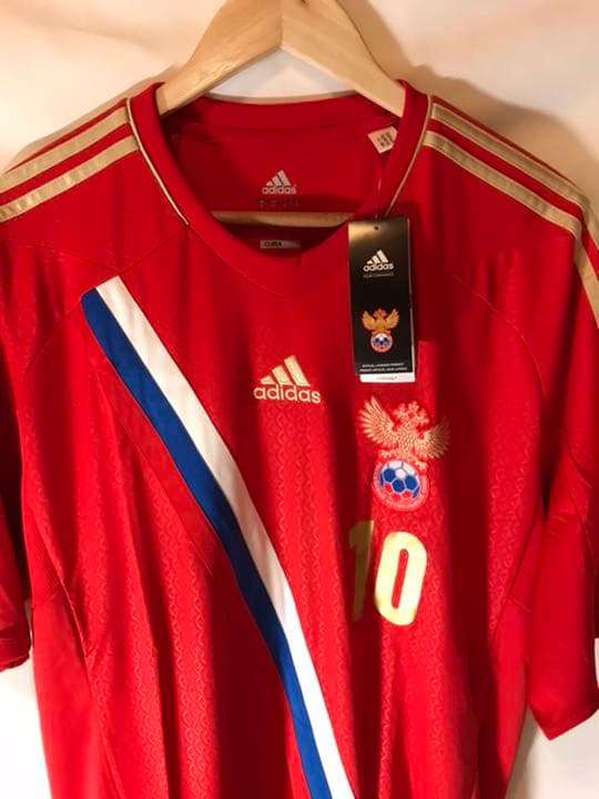 新品正規品adidasロシア代表「10」アルシャヴィン 半袖 4XOユニフォーム