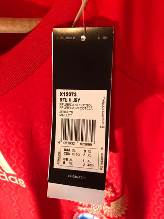 新品正規品adidasロシア代表「10」アルシャヴィン 半袖 4XOユニフォーム