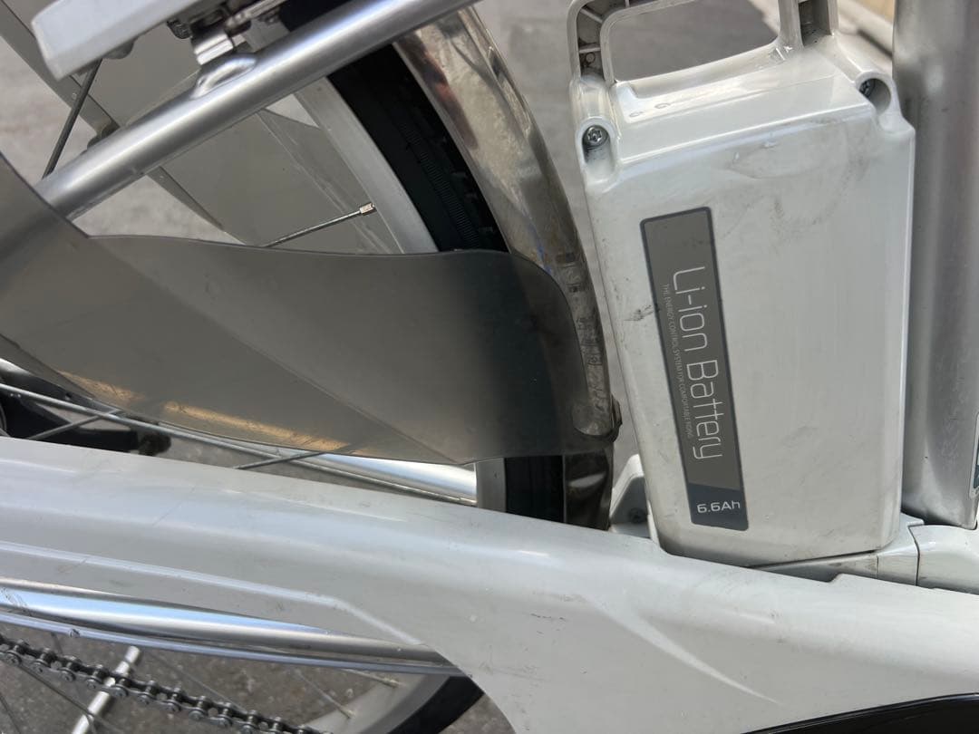 電動アシスト自転車 関東圏配送バスケット付き状態の良いバッテリー付き送料込