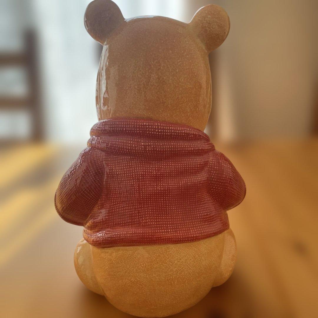 ディズニーSimply Pooh プーさん　クッキージャー　陶器　キャニスター
