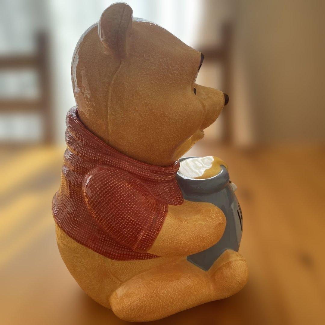 ディズニーSimply Pooh プーさん　クッキージャー　陶器　キャニスター