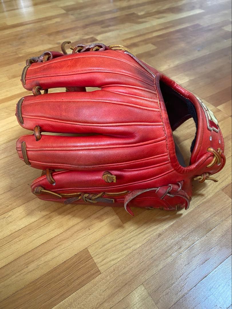 Wilson 軟式グローブ レッド