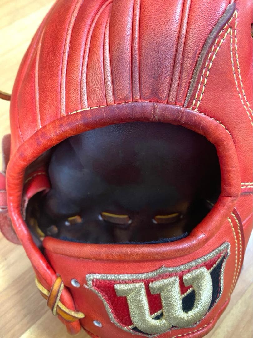 Wilson 軟式グローブ レッド