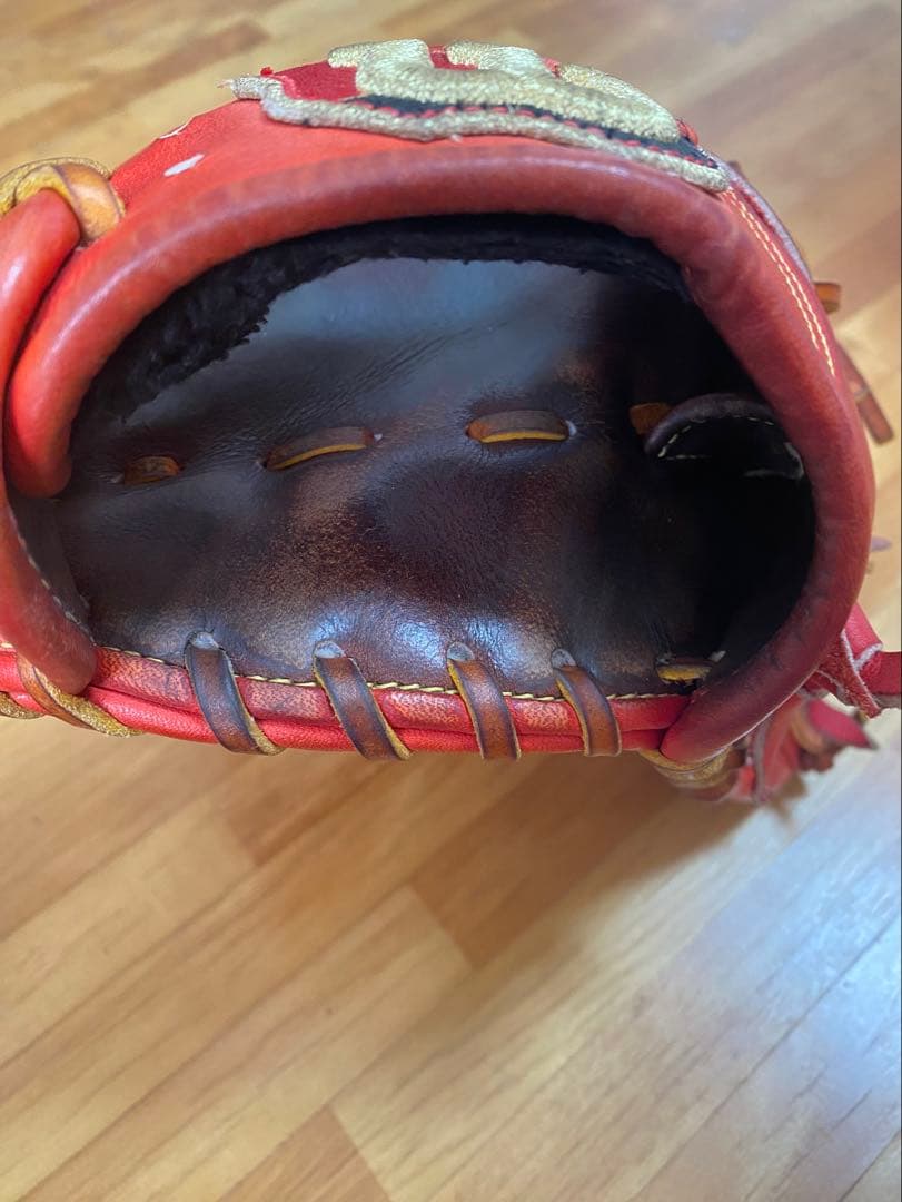 Wilson 軟式グローブ レッド
