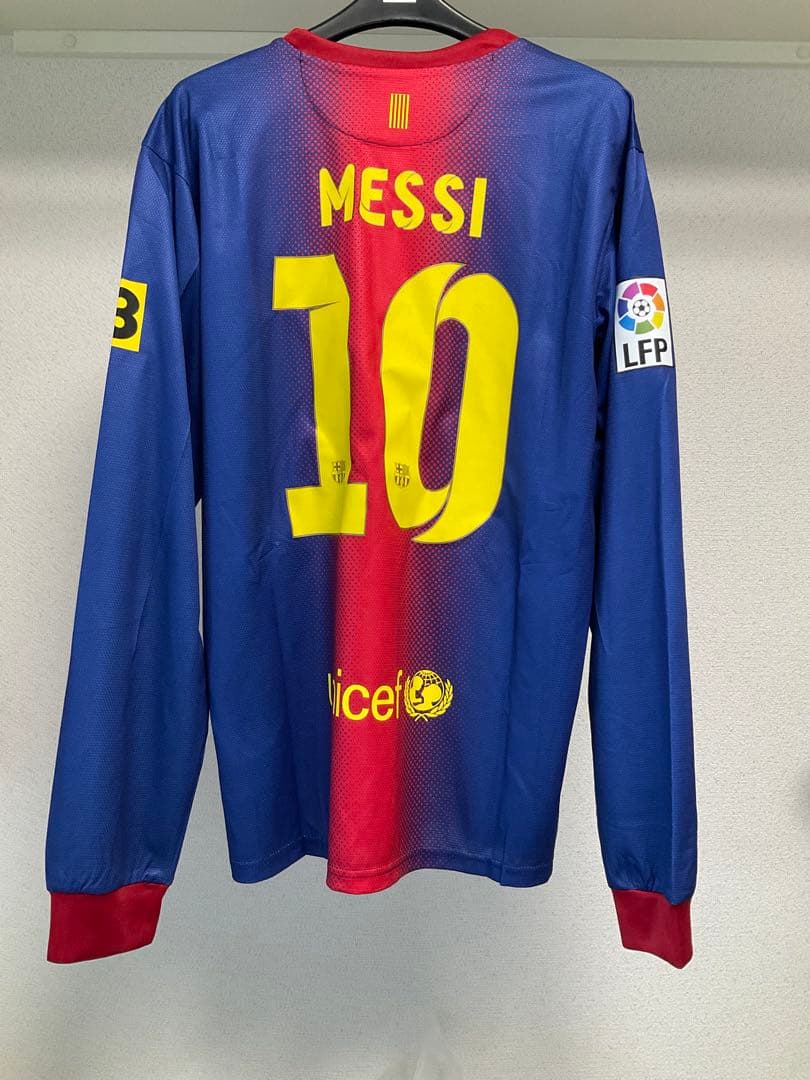 バルセロナ 12/13 ユニフォーム ホーム 長袖 Messi 10　Lサイズ