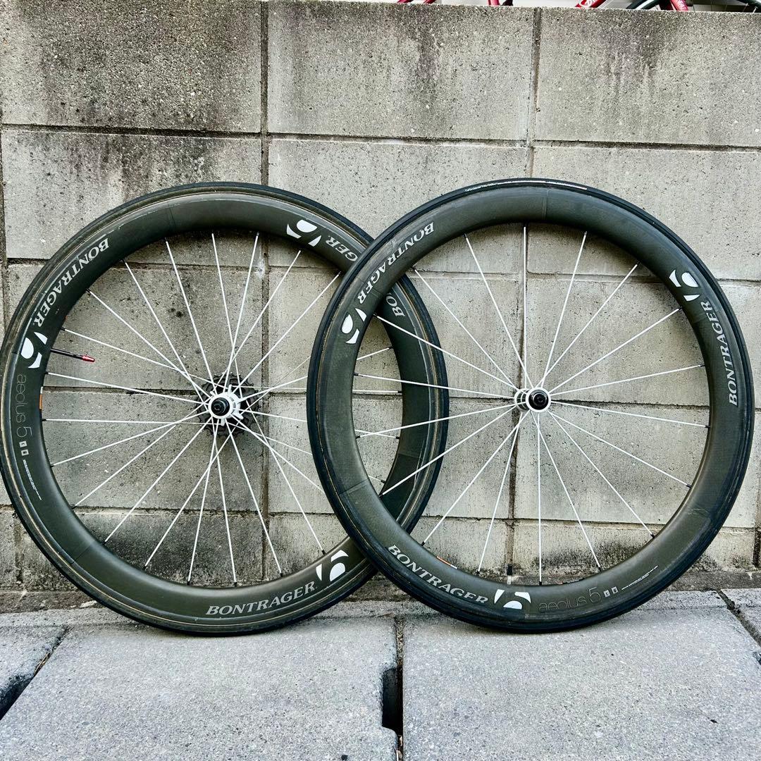BONTRAGER aeolus5 チューブラーホイール11速 前後フルセット