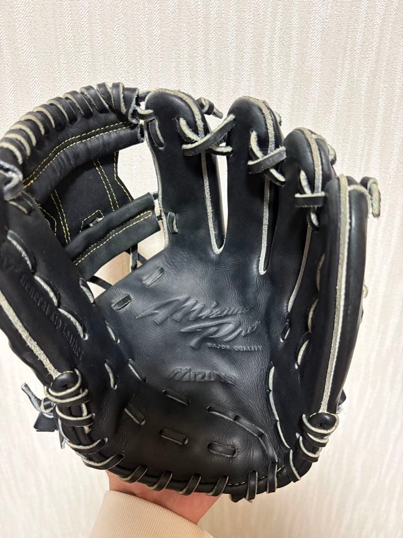 【最終値下げ!!!】ミズノ プロモデル 硬式グローブ 黒 坂本勇人モデル