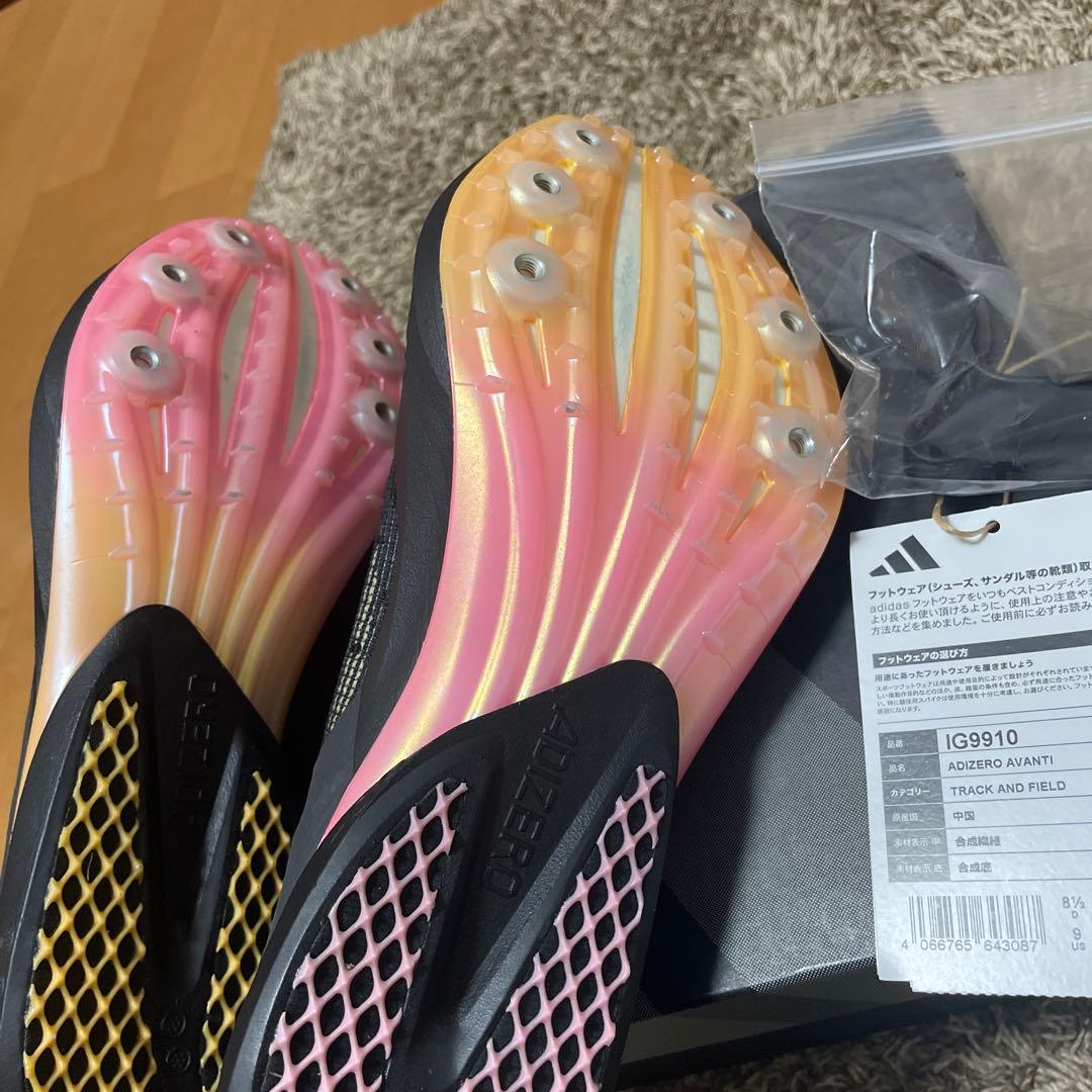 adidas ADIZERO アバンチ　陸上スパイクシューズ