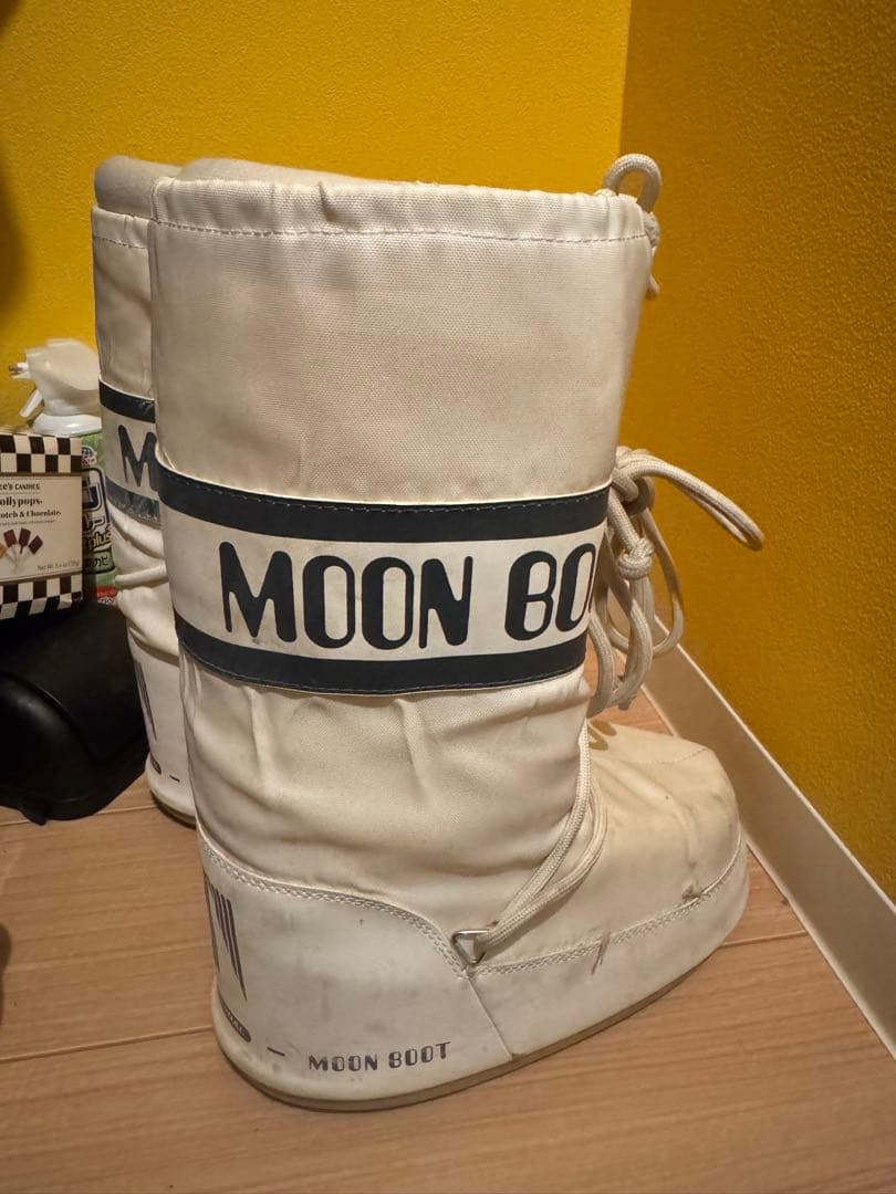 MOON BOOT ホワイト スノーブーツ 女性用