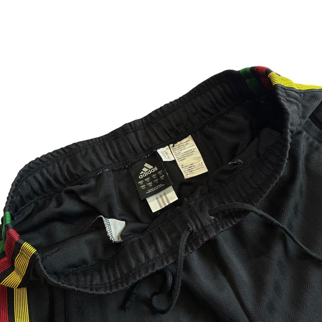 2004年 Adidas ラスタカラー トラックパンツ O 黒 赤 黄 緑