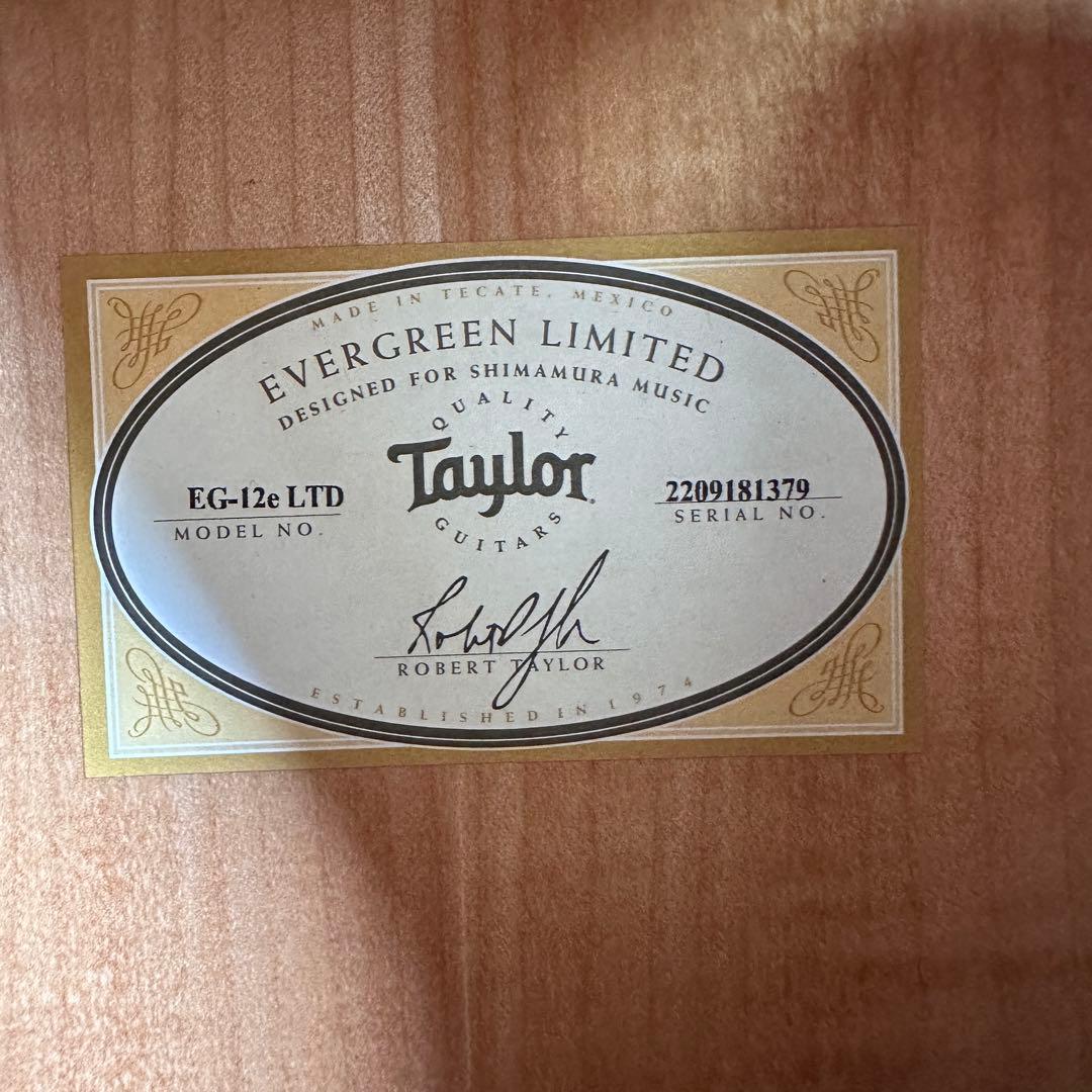 Taylor LTD Academy EG 12e 【新品¥162,000】