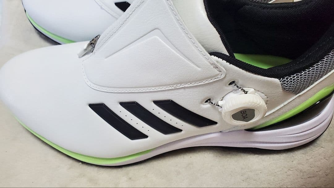 adidas LIGHTSTRIKE ゴルフシューズ ホワイト/グリーン